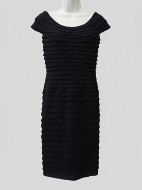 bandeau mini dress black Crepe out ensemble black & white stripes Green Asymmetrical Dress - SIZE:12/14Y (38)